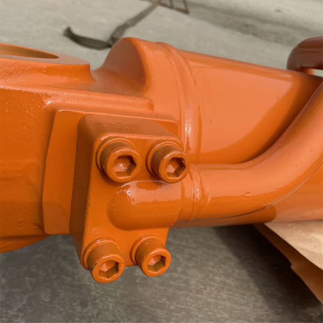 Hydraulic cylinder oil port processing