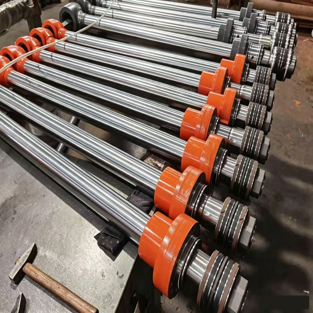 Chrome piston rod for hydraulic cylinders