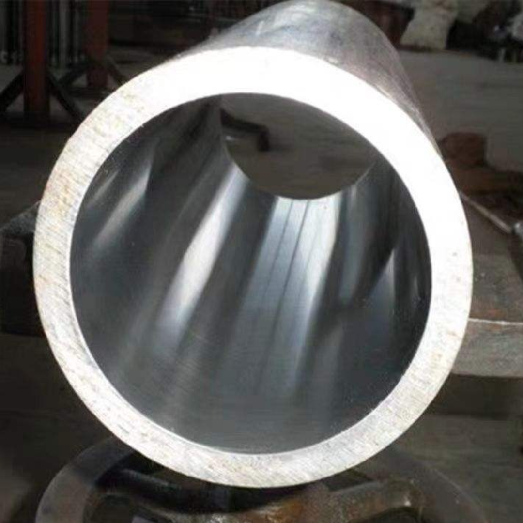 Smooth honed inner surface of hydraulic cylinder tube for excavator