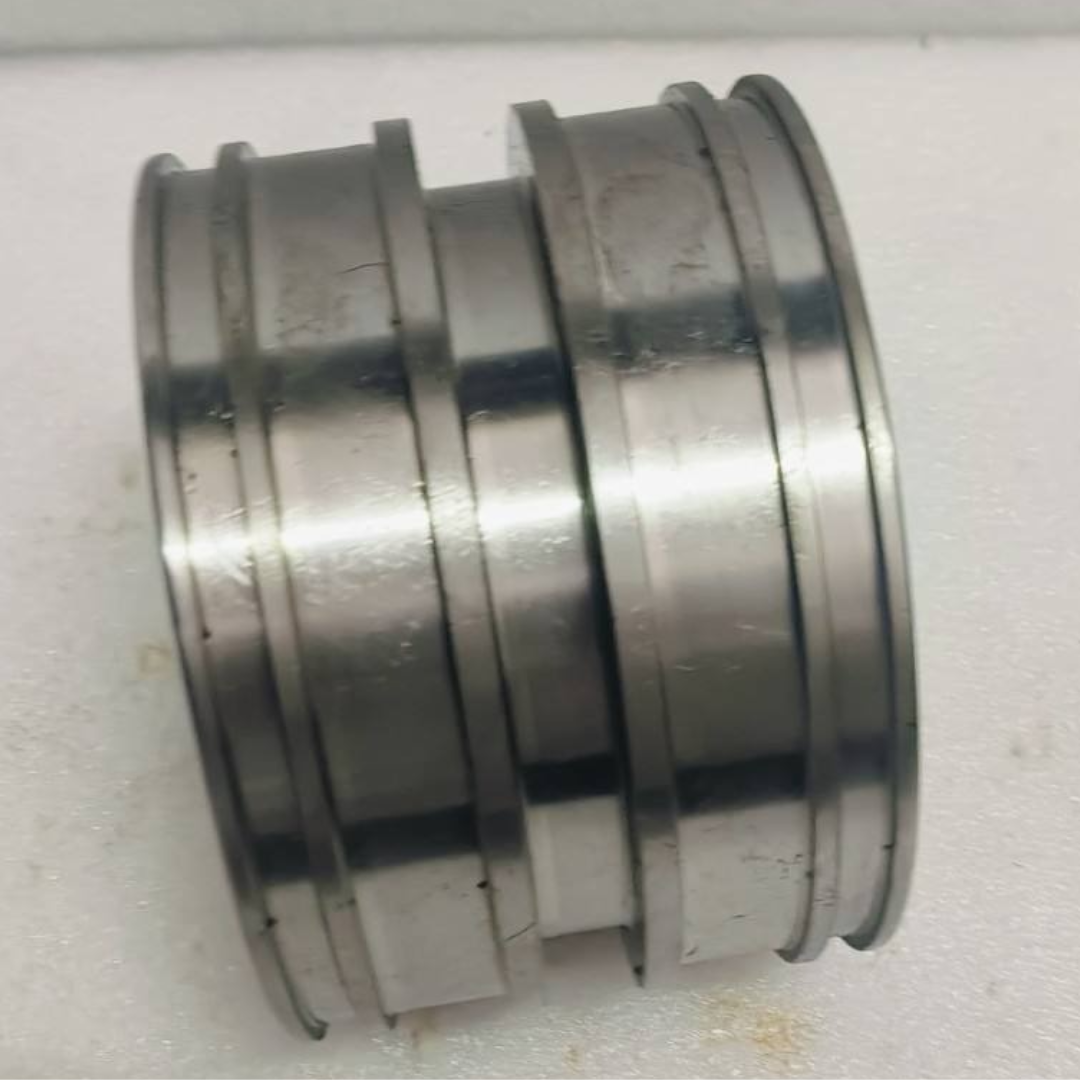 Close‑up view of cylinder piston seal groove