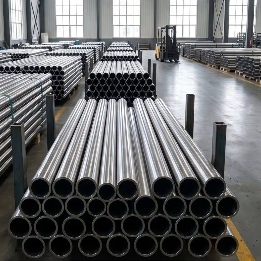 Various sizes honed cylinder tubes stock for excavator and backhoe loader