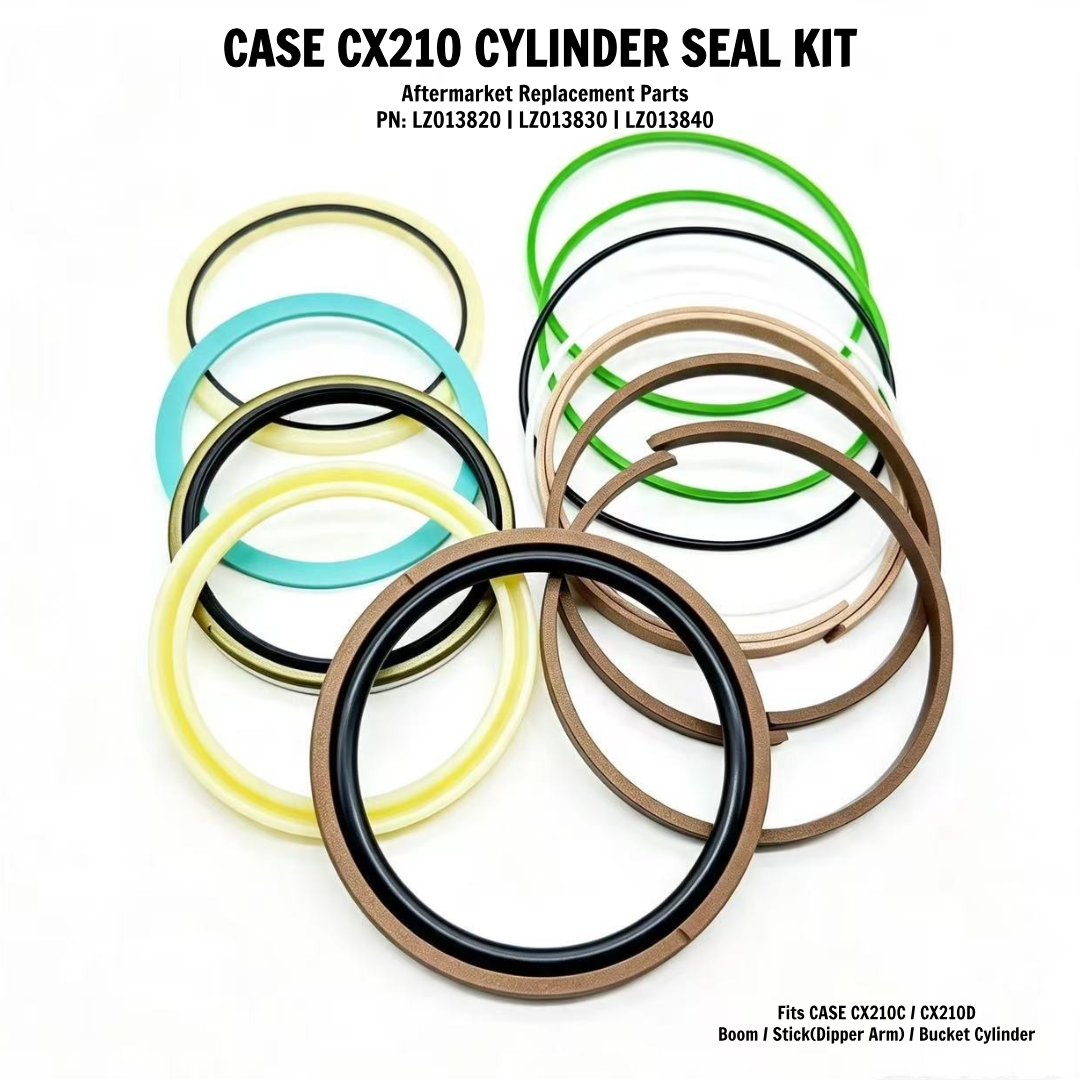 LZ013820 Boom Cylinder Seal Repair Kit CASE CX210 Excavator